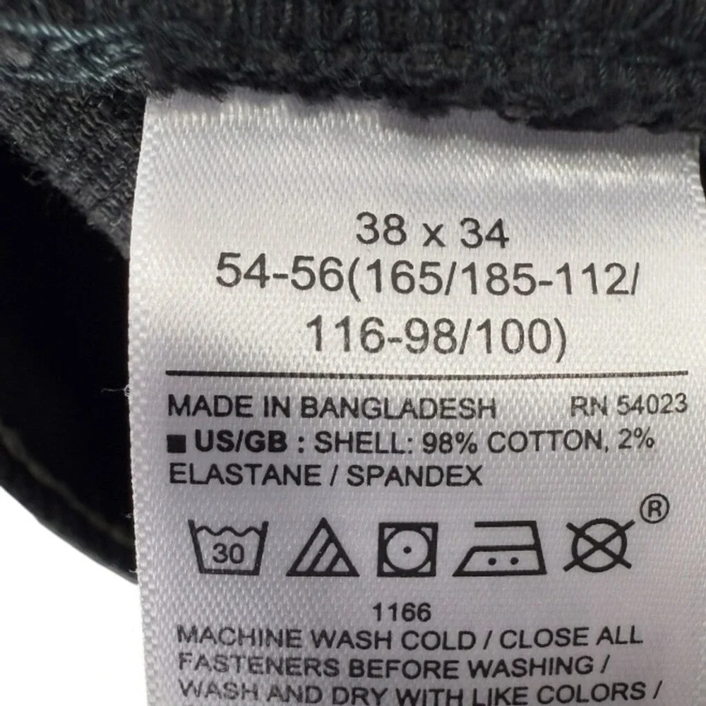 Banana‎ Republic Men's Athletic Tapered Fit Jeans Black Size 38 X 34